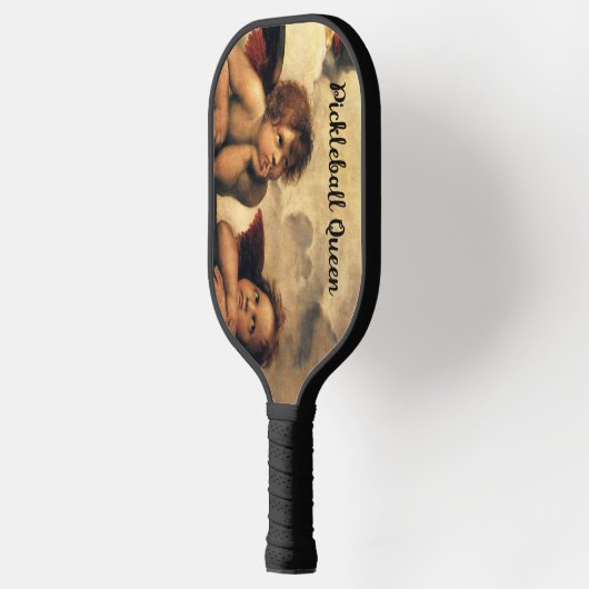 Sistine Madonna Angels door Raphael Sanzio Pickleball Paddle (Links)