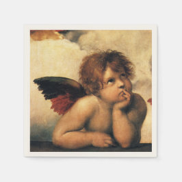 Sistine Madonna Angels door Raphael Sanzio Servet