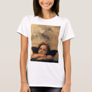 Sistine Madonna Angels door Raphael Sanzio T-shirt
