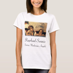 Sistine Madonna Angels door Raphael Sanzio T-shirt