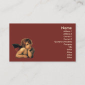 Sistine Madonna Angels door Raphael Sanzio Visitekaartje (Voorkant)