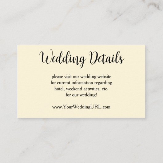 Sistine Madonna Angels door Raphael Wedding Informatiekaartje (Achterkant)