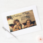 Sistine Madonna Angels door Raphael Wedding Rechthoekige Sticker (Envelop)