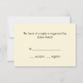 Sistine Madonna Angels door Raphael Wedding RSVP Kaartje (Achterkant)