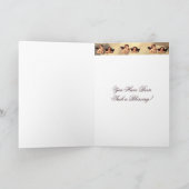 Sistine Madonna Cherubs Raffaelo Sanzio Bedankkaart (Binnen)