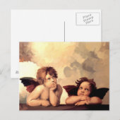 Sistine Madonna Cherubs Raffaelo Sanzio Briefkaart (Voorkant / Achterkant)