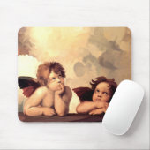 Sistine Madonna Cherubs Raffaelo Sanzio Muismat (Met muis)