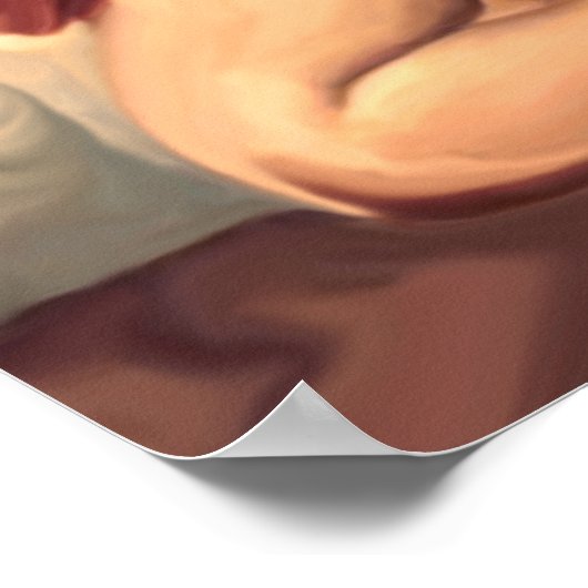 Sistine Madonna Cherubs Raffaelo Sanzio Poster (Hoek)