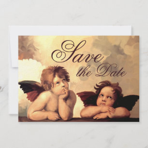 Sistine Madonna Cherubs Raffaelo Sanzio Save The Date