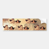 Sistine Madonna Cherubs Wallpaper Raffaelo Sanzio Bumpersticker (Voorkant)