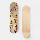 Sistine Madonna Cherubs Wallpaper Raffaelo Sanzio Skateboard (Voorkant)