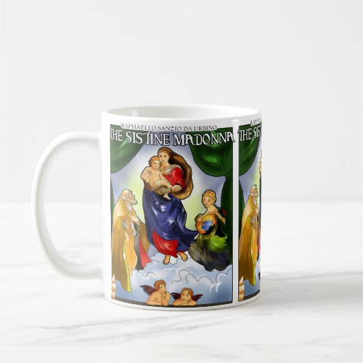 Sistine Madonna Coffee Mok (Links)
