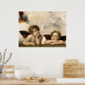 Sistine Madonna Detail, Raphael Poster (Keuken)