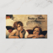 Sistine Madonna-Engelen door Raphael Raffaello Visitekaartje (Voorkant)