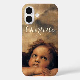 Sistine Madonna-Engelen door Raphael Sanzio iPhone 16 Hoesje