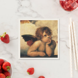Sistine Madonna-Engelen door Raphael Sanzio Servet