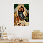 Sistine Madonna Poster (Keuken)