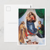 Sistine Madonna, Raphael Briefkaart (Voorkant / Achterkant)