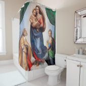 Sistine Madonna, Raphael Douchegordijn (In situ)
