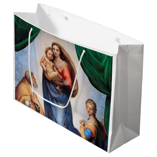 Sistine Madonna, Raphael Groot Cadeauzakje (Voorkant Gekanteld)