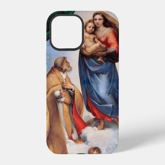 Sistine Madonna, Raphael iPhone Hoesje (Achterkant)