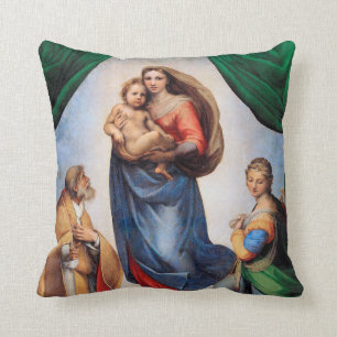 Sistine Madonna, Raphael Kussen