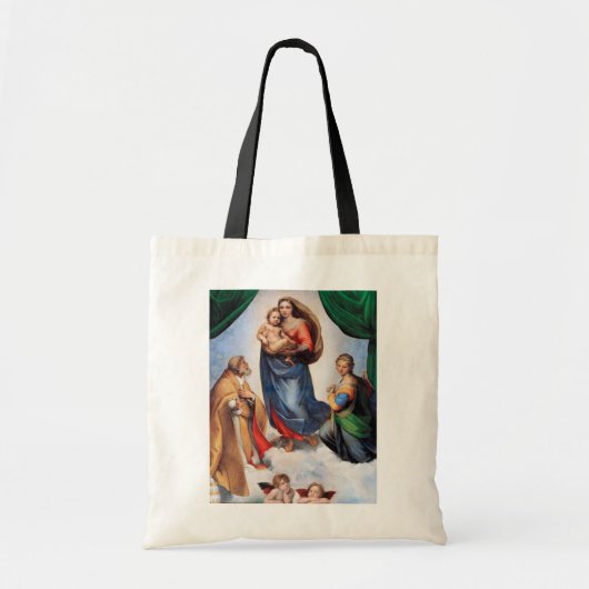 Sistine Madonna, Raphael Tote Bag (Voorkant)