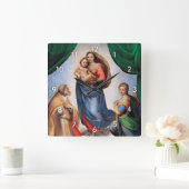 Sistine Madonna, Raphael Vierkante Klok (Huis)