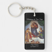 Sistine Madonna Sleutelhanger (Voorkant)