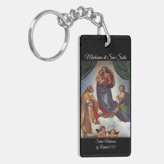 Sistine Madonna Sleutelhanger (Voorkant Links)