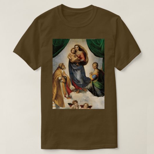 Sistine Madonna T-shirt (Design voorkant)