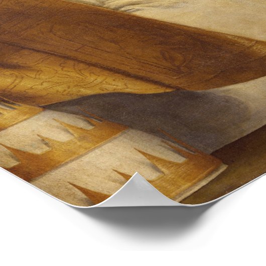 Sistine Madonna van Rapahel Poster (Hoek)