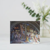 sistine muurschildering briefkaart (Staand voorkant)