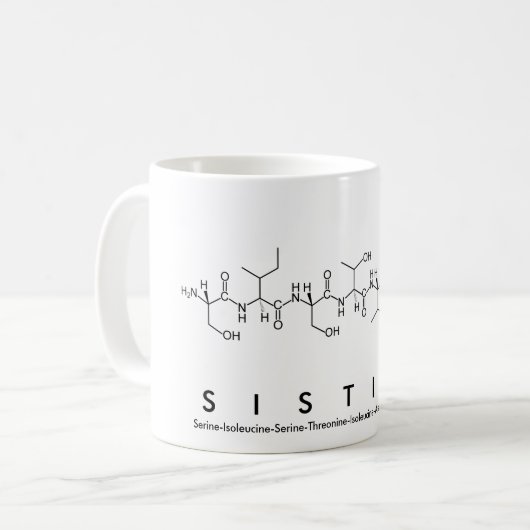 Sistine peptide name mok (Voorkant links)