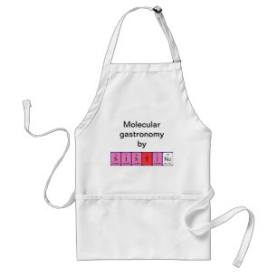 Sistine periodiek table name apron standaard schort