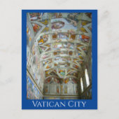 sistine vaticaanstad briefkaart (Voorkant)