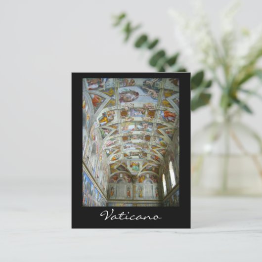 sistine vaticano briefkaart (Staand voorkant)