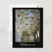 sistine vaticano briefkaart (Voorkant / Achterkant)