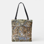 Sistinekapel: Het laatste arrest, 1538-41 Tote Bag (Achterkant)
