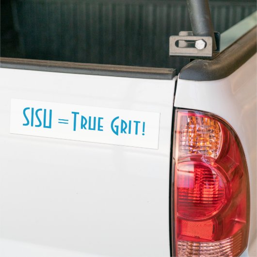 Sisu Bumpersticker Bovenste schiereiland MI Finlan (Op Truck)