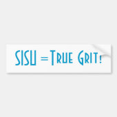 Sisu Bumpersticker Bovenste schiereiland MI Finlan (Voorkant)