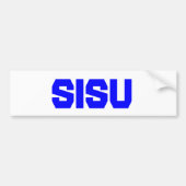 Sisu Bumpersticker Bovenste schiereiland MI Finlan (Voorkant)
