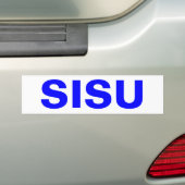 Sisu Bumpersticker Bovenste schiereiland MI Finlan (Op auto)