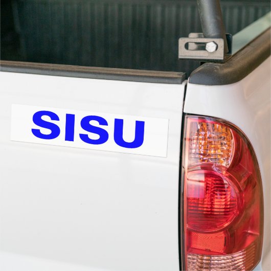 Sisu Bumpersticker Bovenste schiereiland MI Finlan (Op Truck)