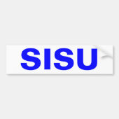 Sisu Bumpersticker Bovenste schiereiland MI Finlan (Voorkant)