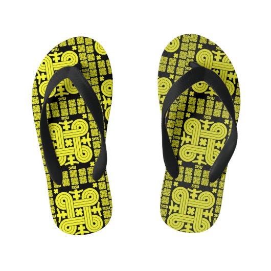Sisu De Finse Geest Kinder Teenslippers (Voetbed)