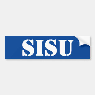 SISU Finn Power Finse kracht in tegenspoed Bumpersticker