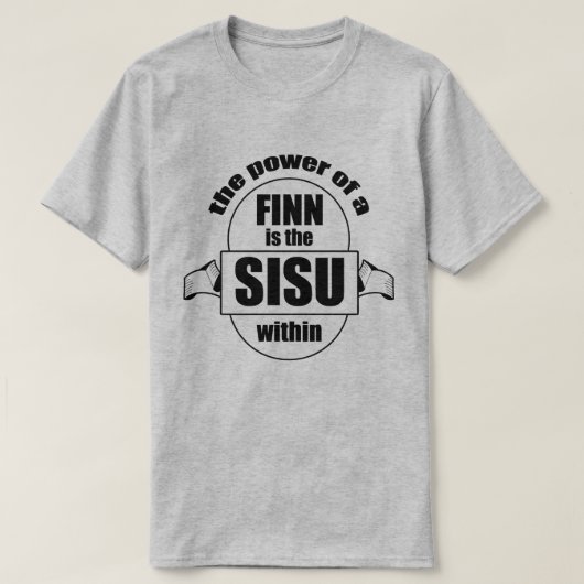 SISU Finn Power Mannen T-shirt (Design voorkant)