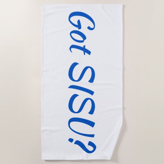 SISU Fins handdoek (Voorkant)