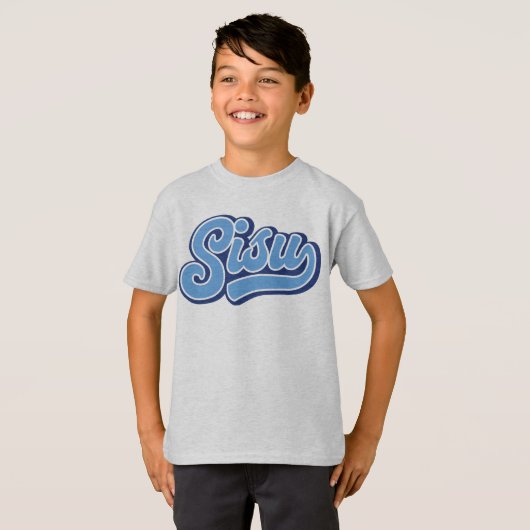 Sisu, Fins karakter, Finland T-Shirt (Voorkant volledig)